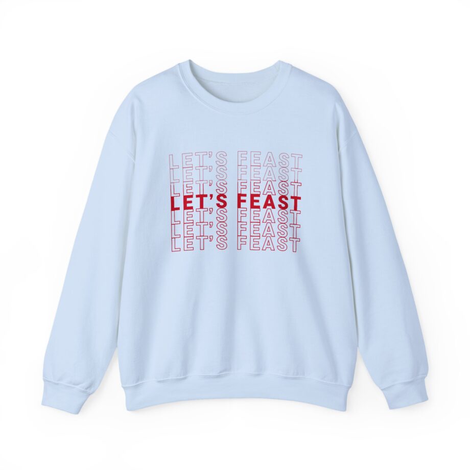 Elyse Myers Let’s Feast Unisex Heavy Blend™ Crewneck Sweatshirt