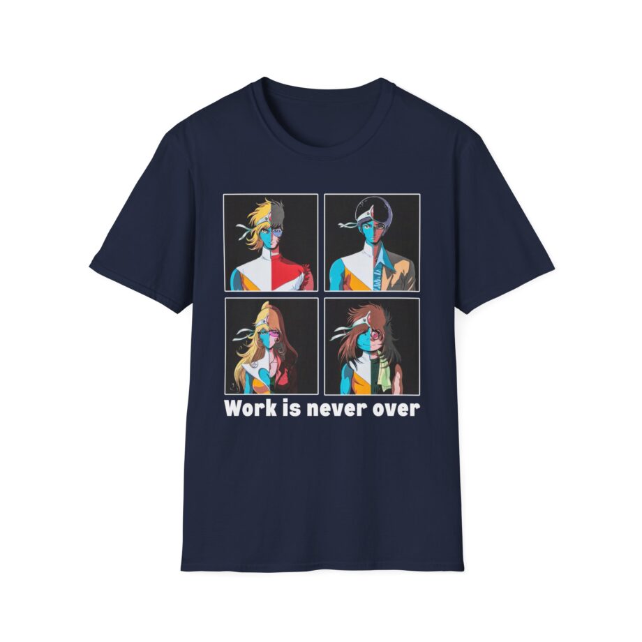 Daft Punk Work is Never Over Unisex Softstyle T-shirt