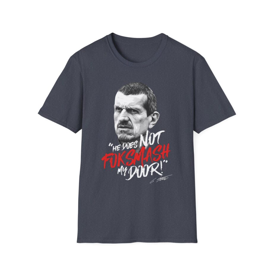 Haas F1 Foksmash-face Unisex Softstyle T-Shirt