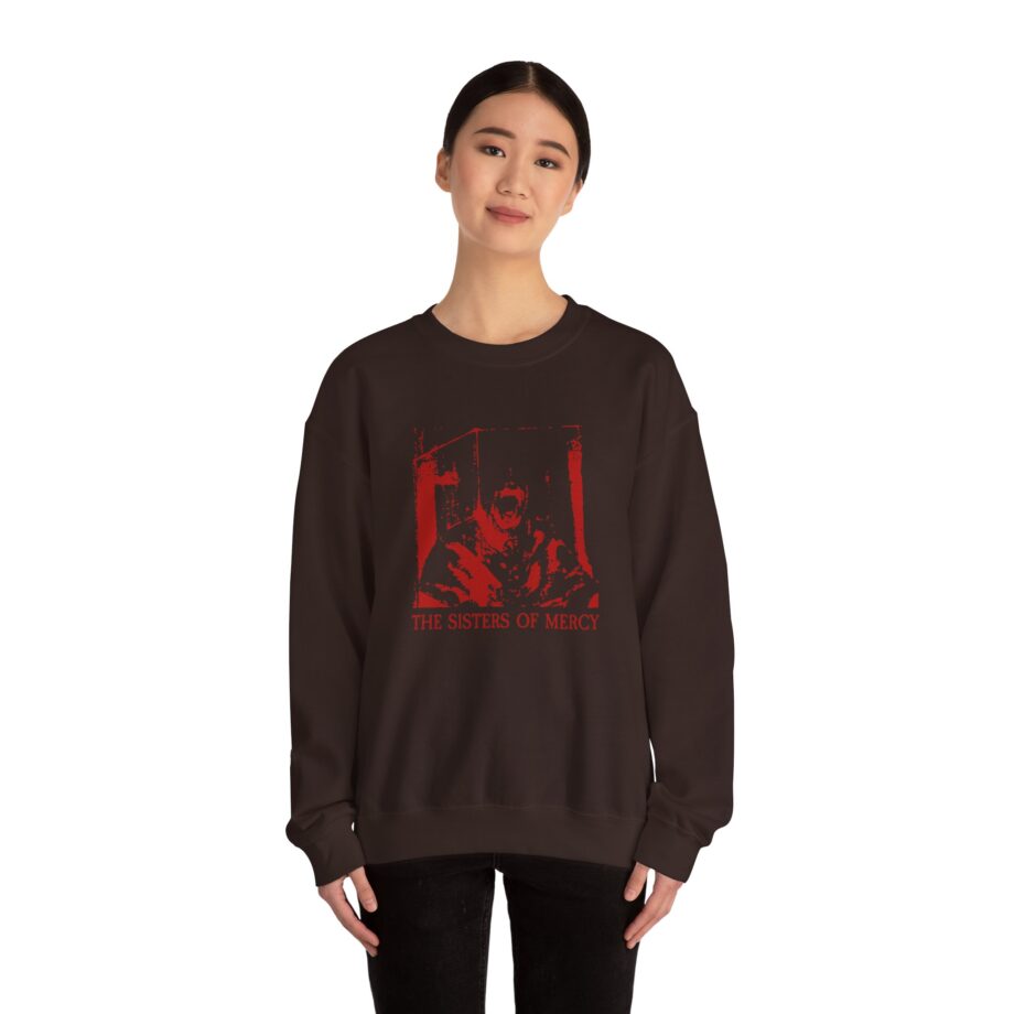 The Sisters Of Mercy Red Scream Unisex Heavy Blend™ Crewneck Sweatshirt
