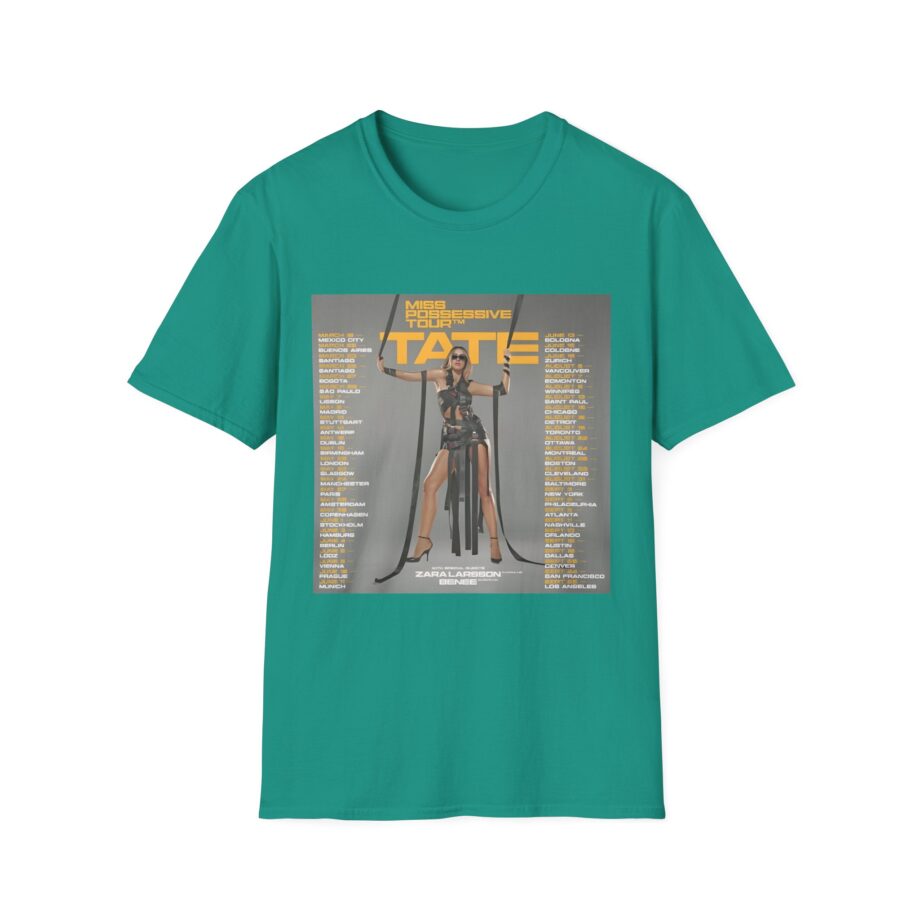 Tate Mcrae Miss Possessive Tour 2025 Unisex Softstyle T-Shirt