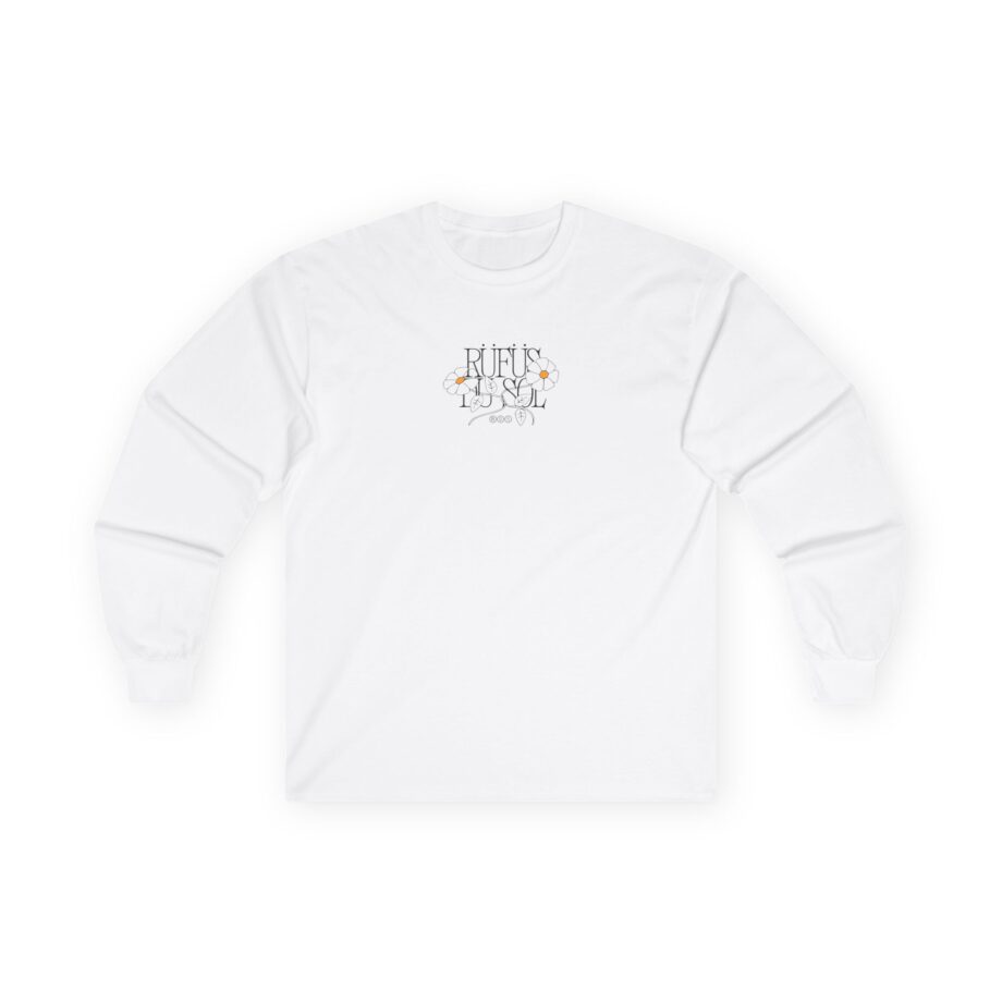 Rufus Du Sol Flower Ecru Unisex Ultra Cotton Long Sleeve Tee