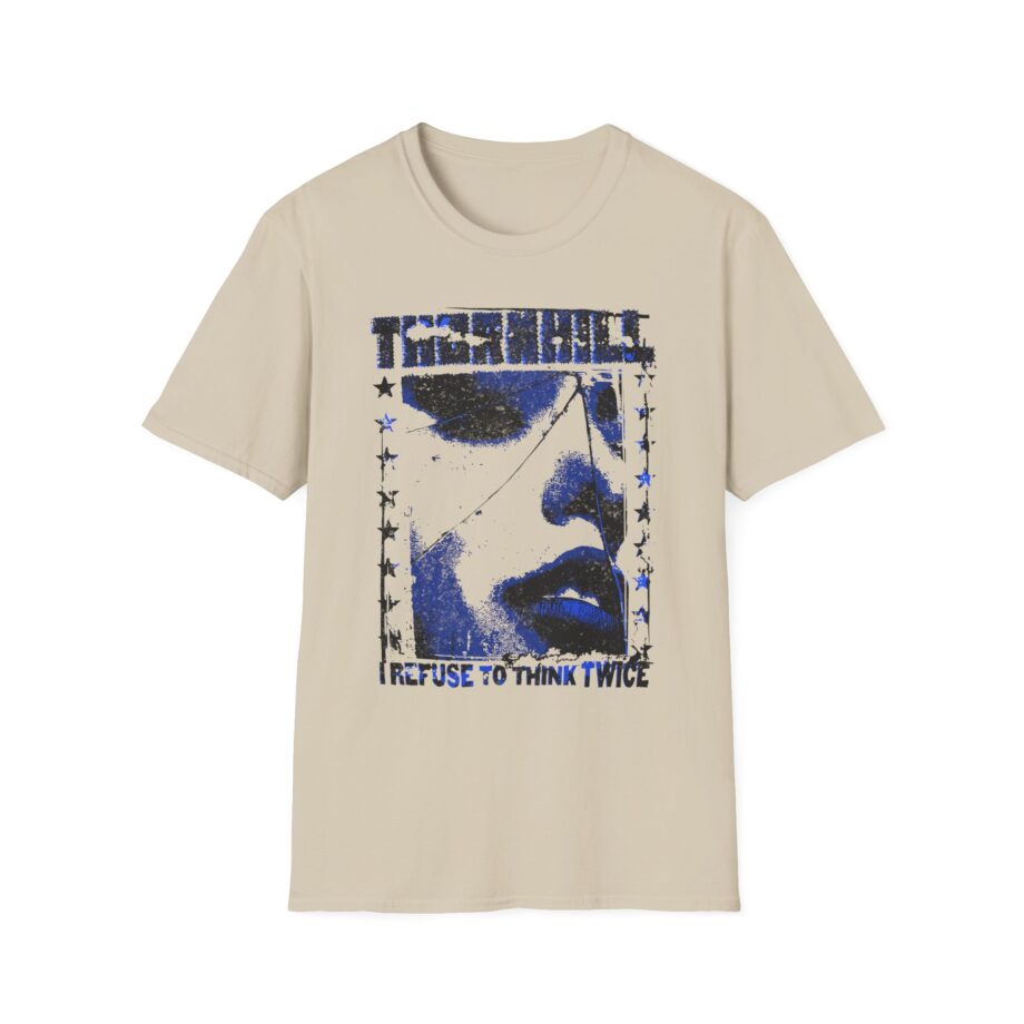 Thornhill Think Twice Sand Unisex Softstyle T-Shirt