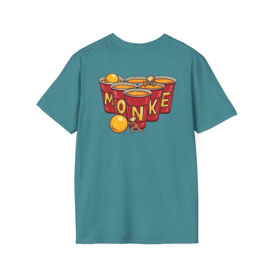 Spoonkidv Monke Pong Unisex Softstyle T-Shirt