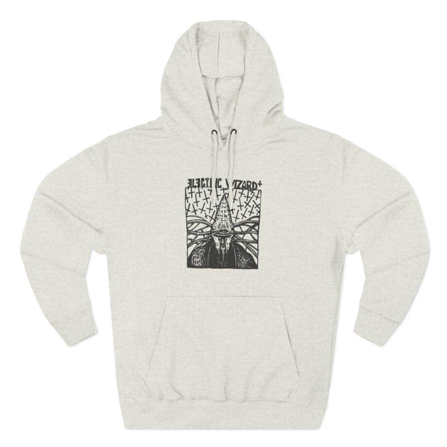Electric Wizard Doom Sludge Stoner Metal Poster Three-Panel Fleece Hoodie