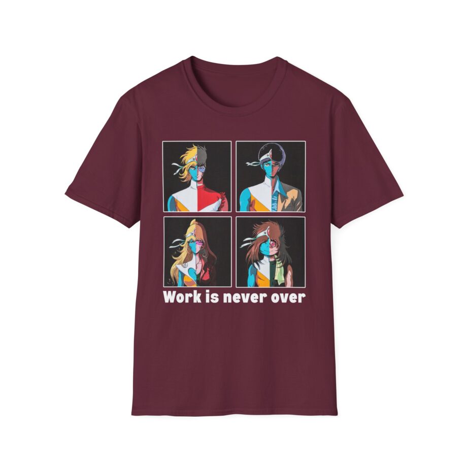 Daft Punk Work is Never Over Unisex Softstyle T-shirt