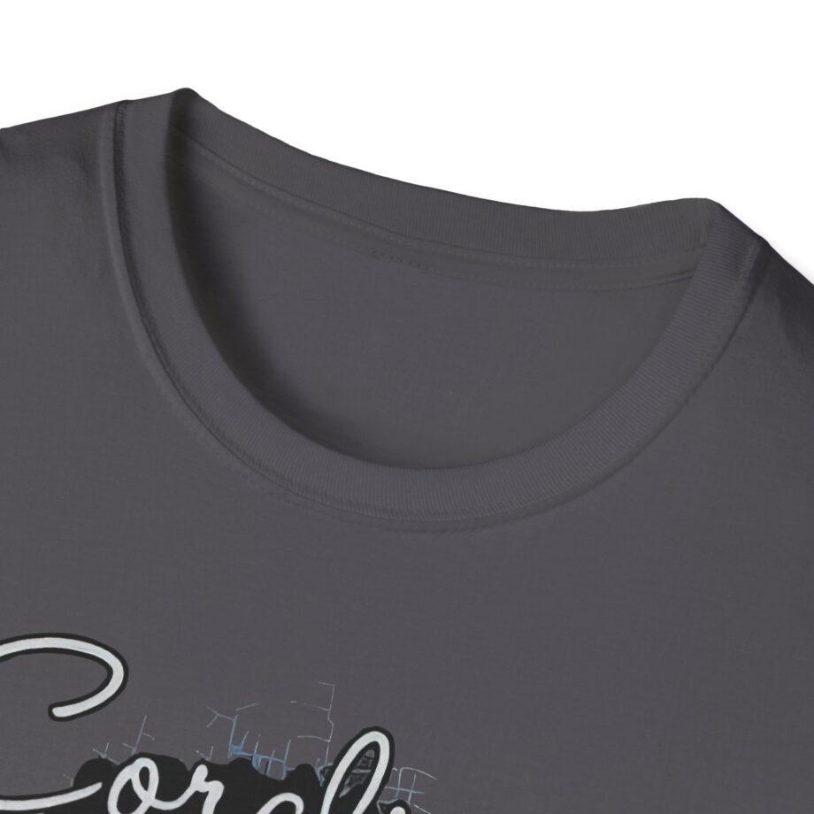 Coraline the Cat Swirl and Stars Unisex Softstyle T-shirt