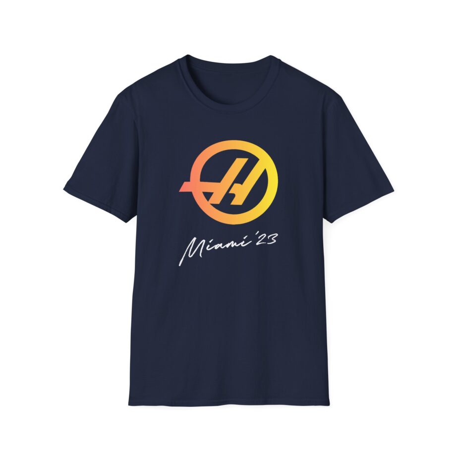 Haas F1 Miami Gp Unisex Softstyle T-shirt