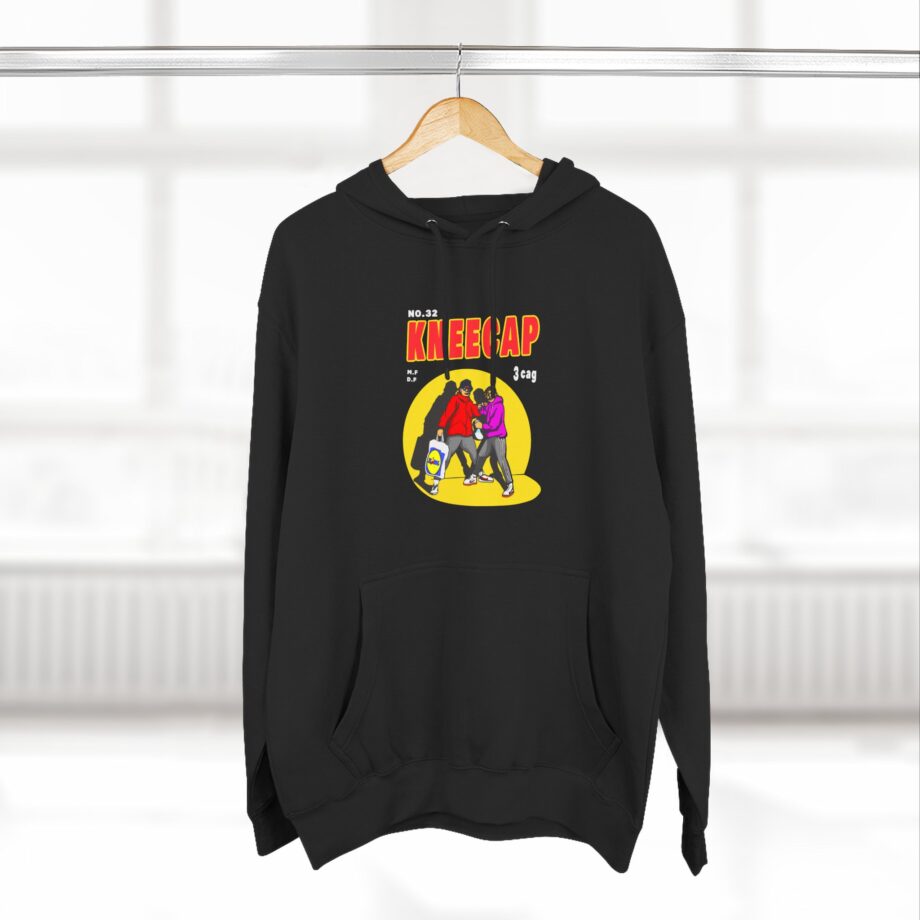 Kneecap Three-Panel Fleece Hoodie