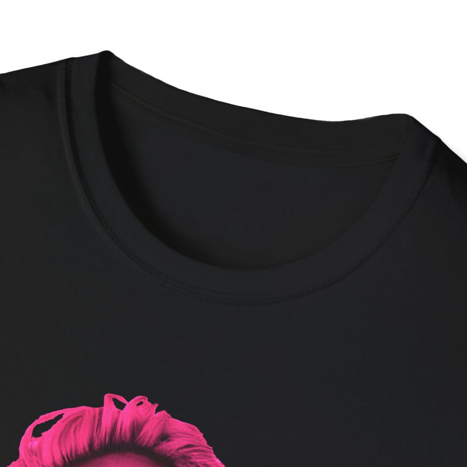 P!nk Silhouette Photo Peach Unisex Softstyle T-Shirt