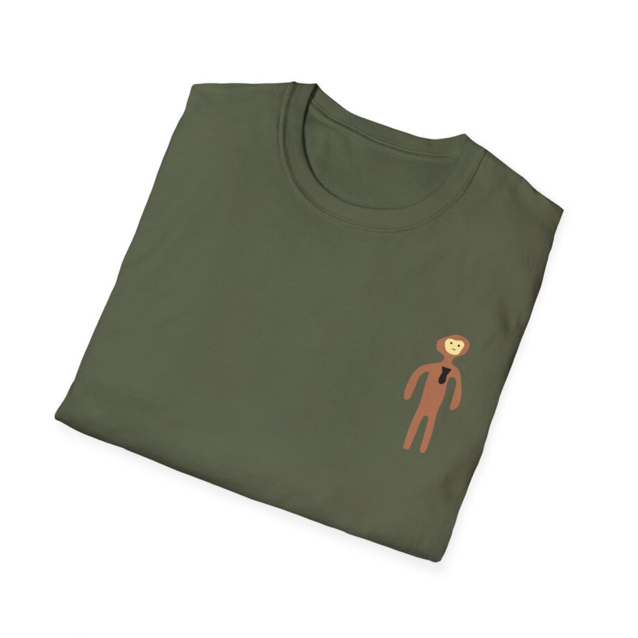 Monke Embroidered  Unisex Softstyle T-Shirt