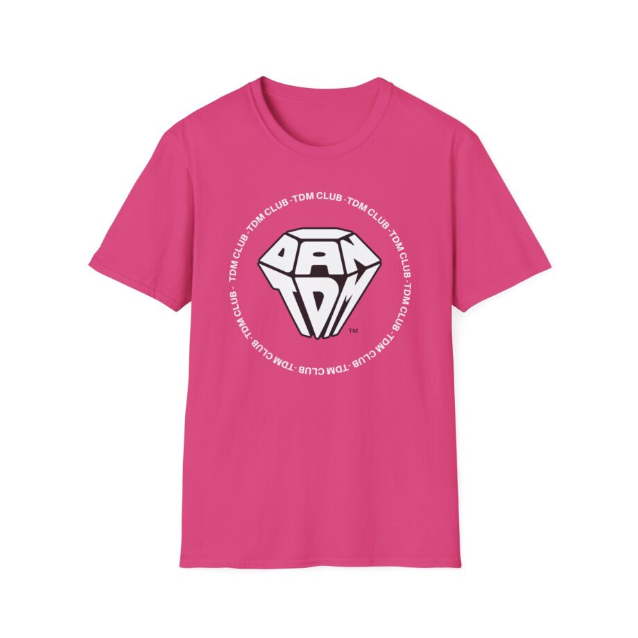 Dantdm the Diamond Minecart Unisex Softstyle T-shirt