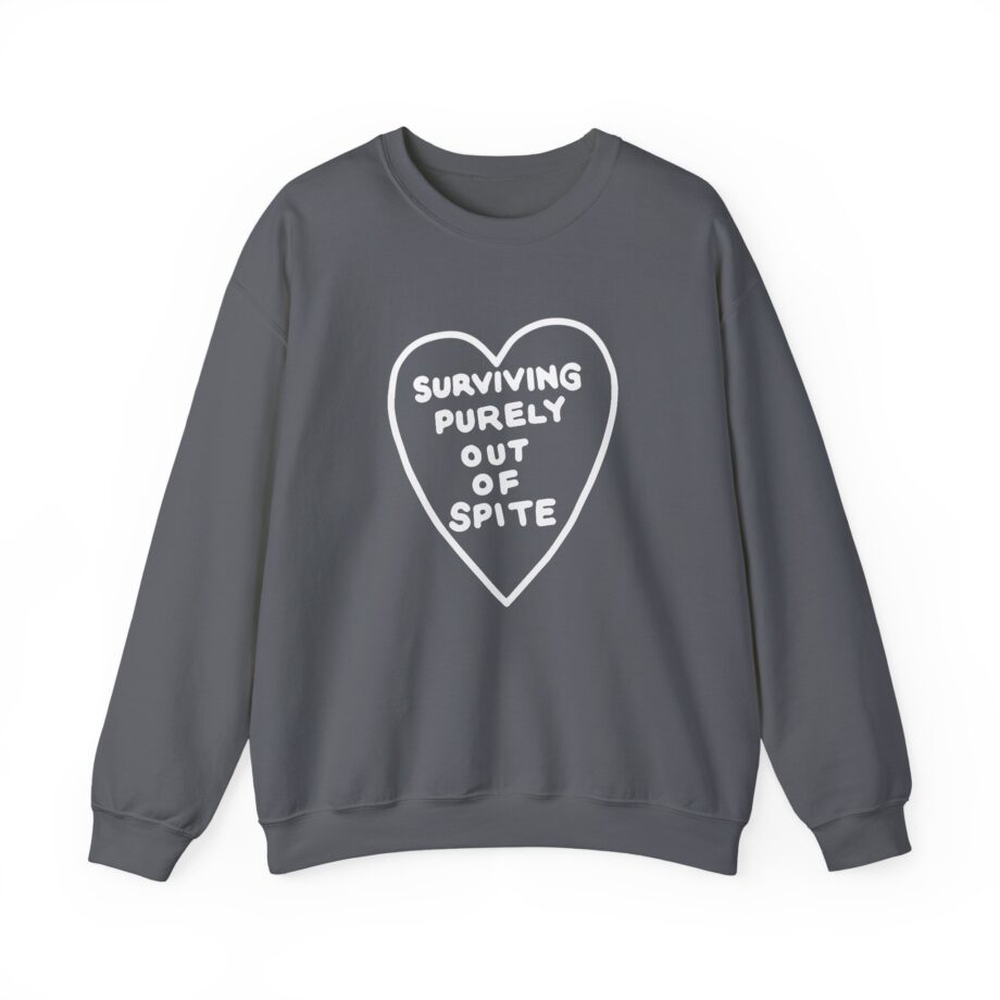 Elyse Myers Surviving Purely Out of Spite Unisex Heavy Blend™ Crewneck Sweatshirt