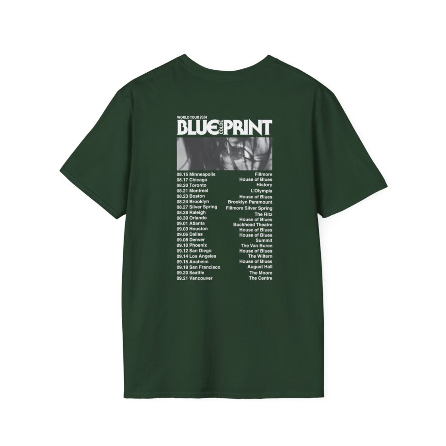 Colde 'BLUEPRINT' NA Tour Unisex Softstyle T-Shirt
