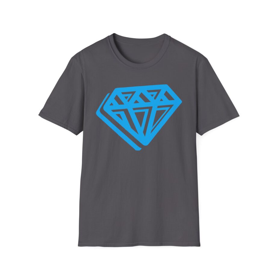 Dan Tdm Graffiti Blue Foil Unisex Softstyle T-shirt