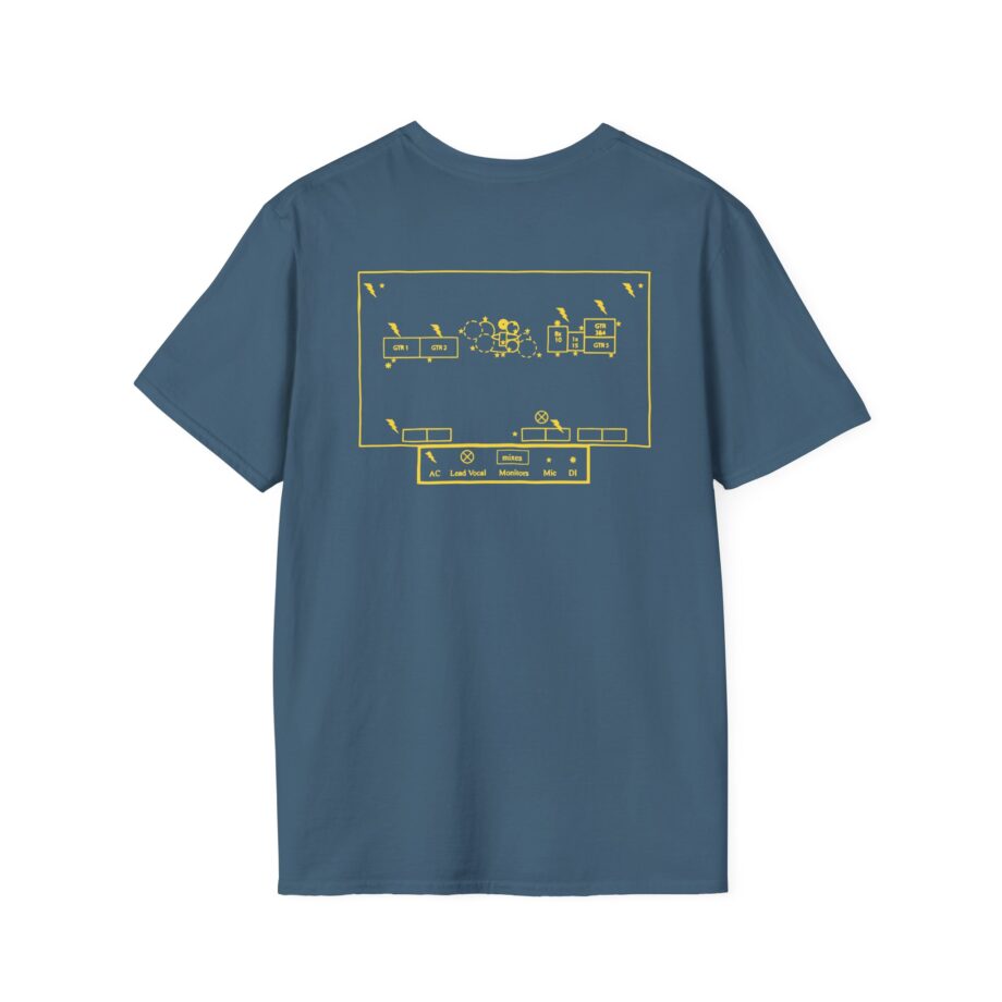 Clutch Flaming Stage Plot Unisex Softstyle T-Shirt
