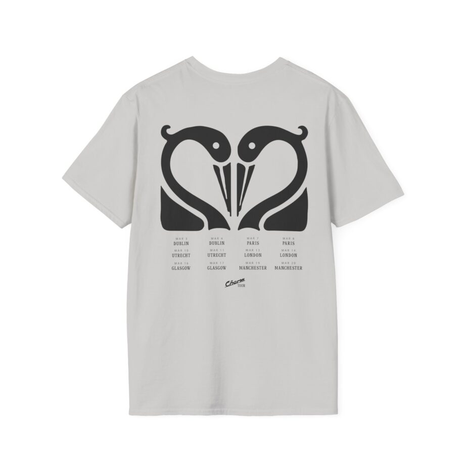Clairo Charm Swan Europe Tour Unisex Softstyle T-Shirt