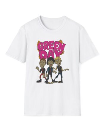 Green Day Walking Green Day Zombie Unisex Softstyle T-shirt