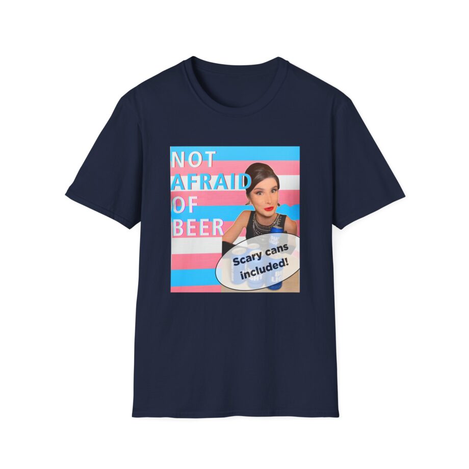 Dylan Mulvaney Not Afraid of Beer Unisex Softstyle T-Shirt