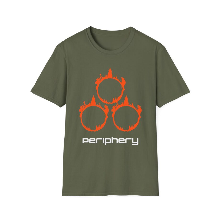 Periphery Circle Flames Unisex Softstyle T-shirt