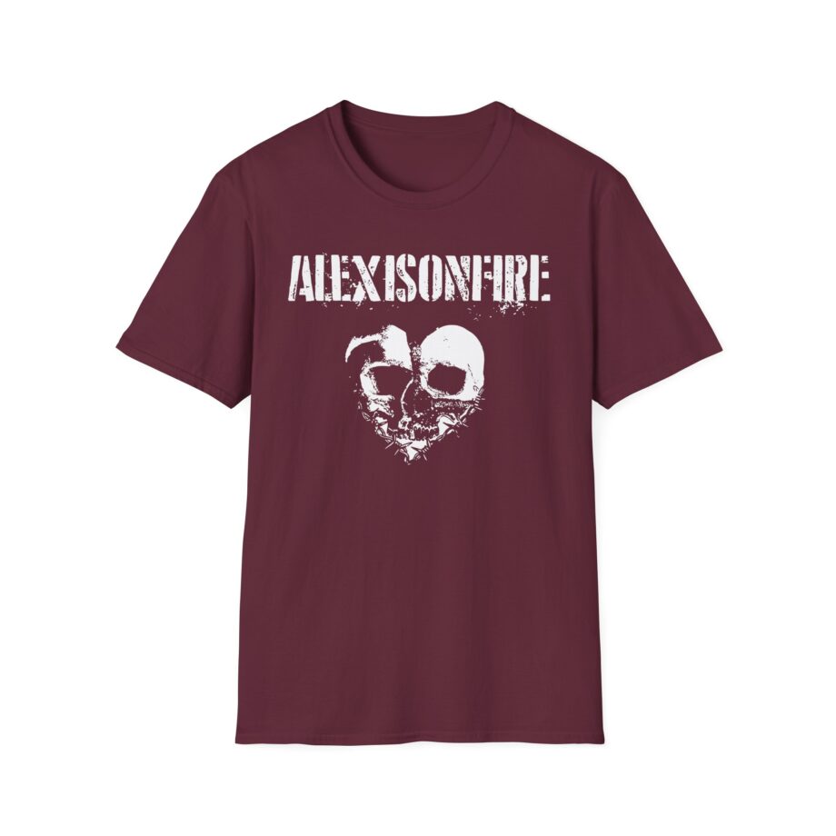 Alexisonfire Barbed Wire Heartskull Unisex Softstyle T-shirt