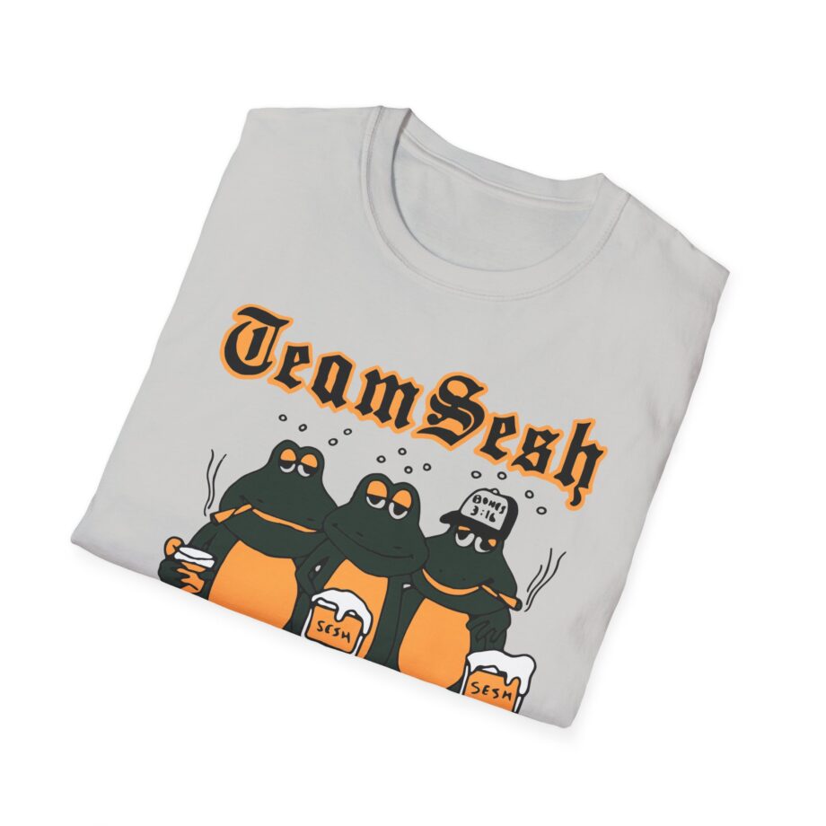 Bones Teamsesh Bottom Text Frogs Unisex Softstyle T-shirt