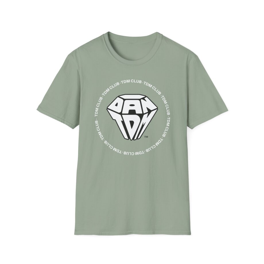 Dantdm the Diamond Minecart Unisex Softstyle T-shirt