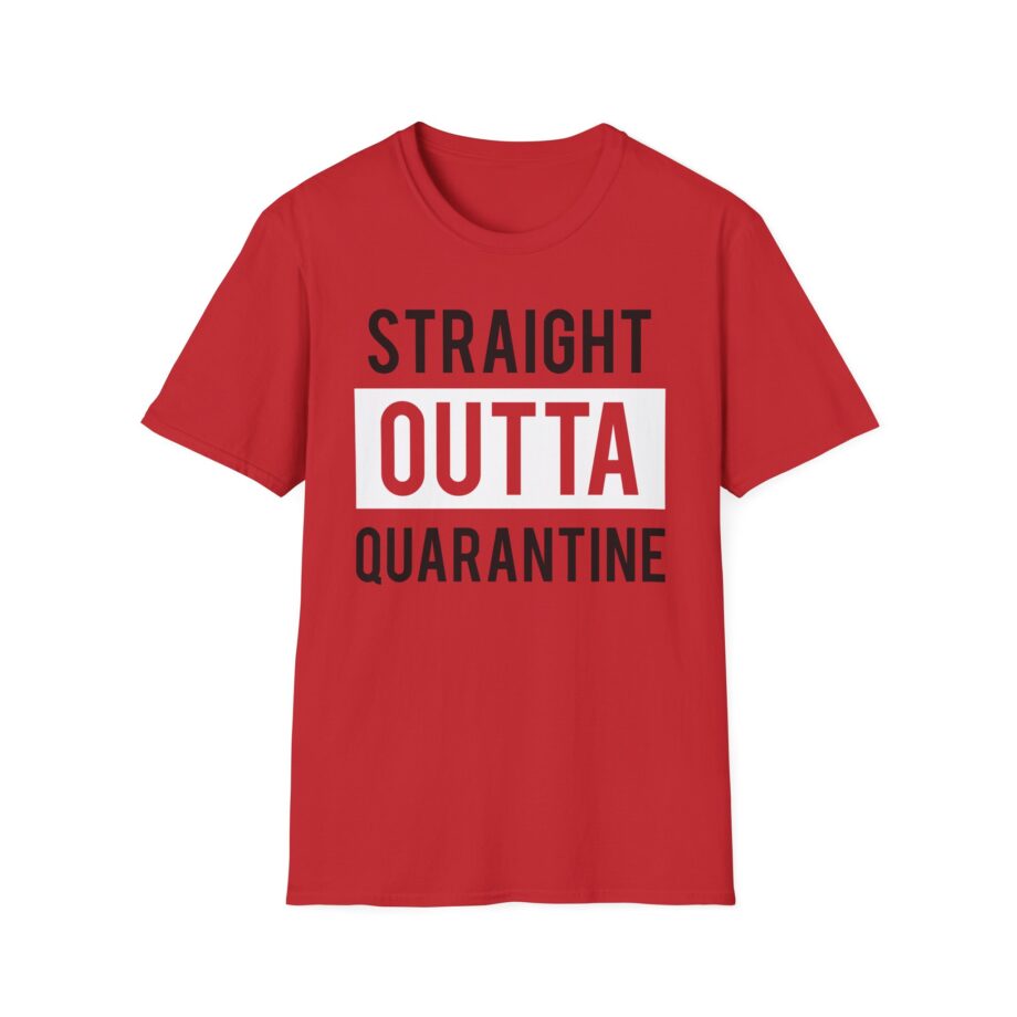 Nwa Straight Outta Quarantine Unisex Softstyle T-shirt
