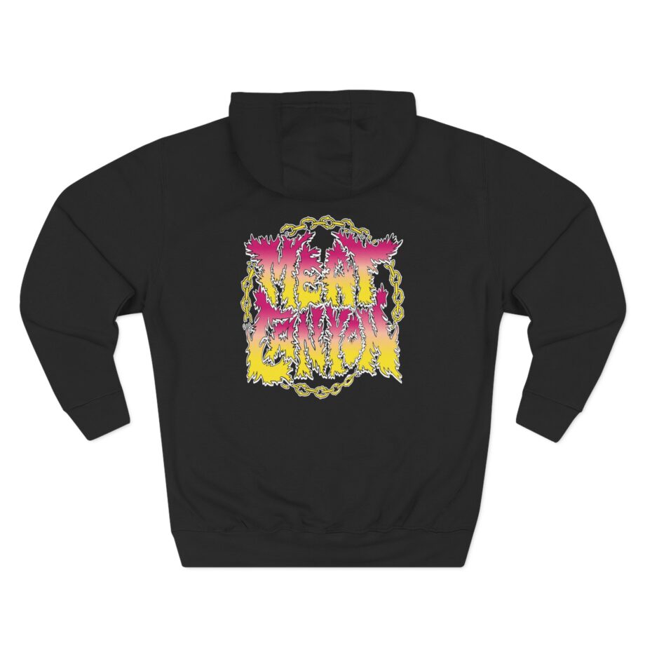 Papa Meat  Three-Panel Fleece Hoodie