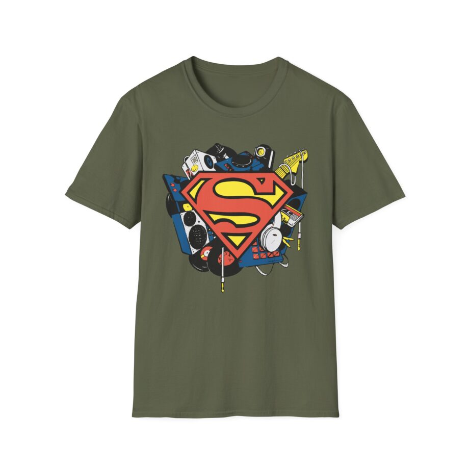 Kaskade X Superman Musician Unisex Softstyle T-shirt