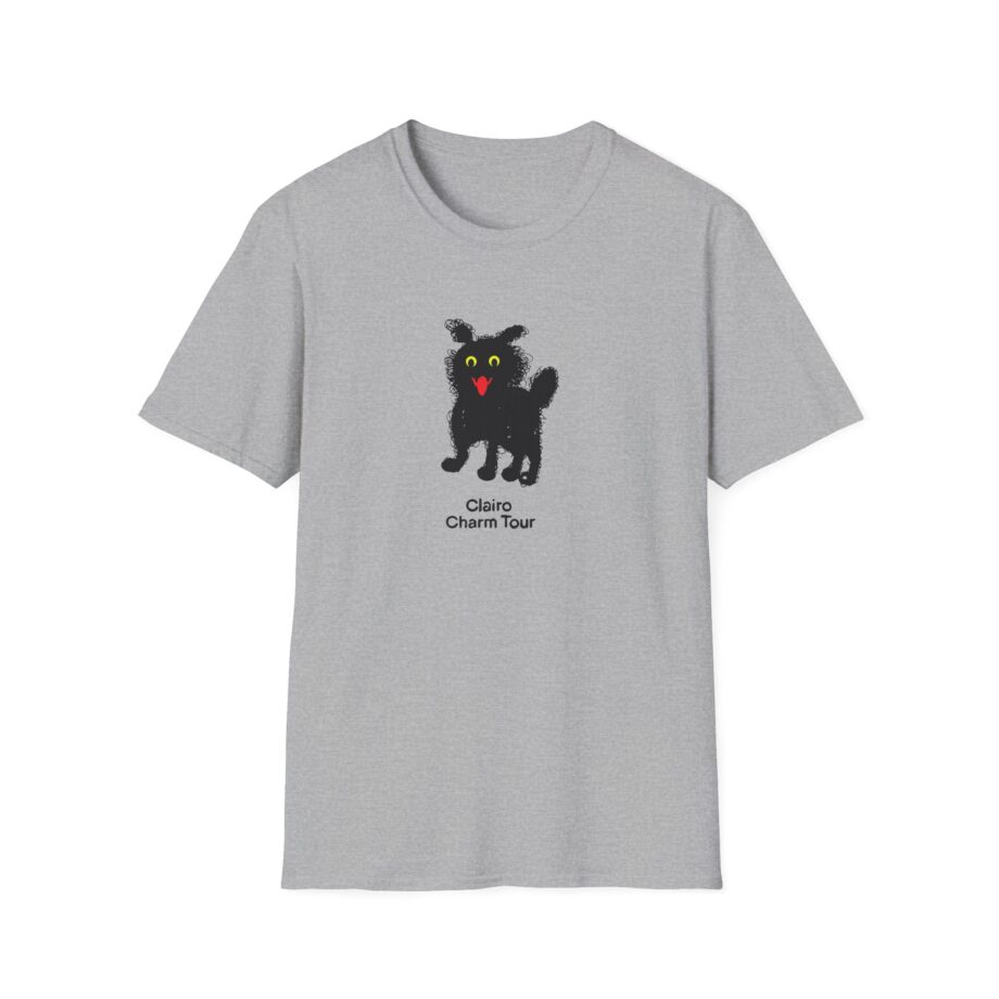 Clairo Charm Fuzzy Cat Tour Unisex Softstyle T-Shirt