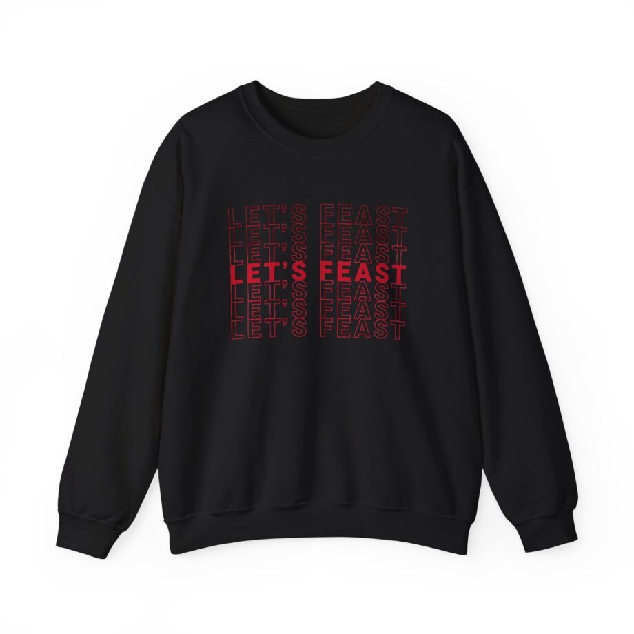 Elyse Myers Let’s Feast Unisex Heavy Blend™ Crewneck Sweatshirt