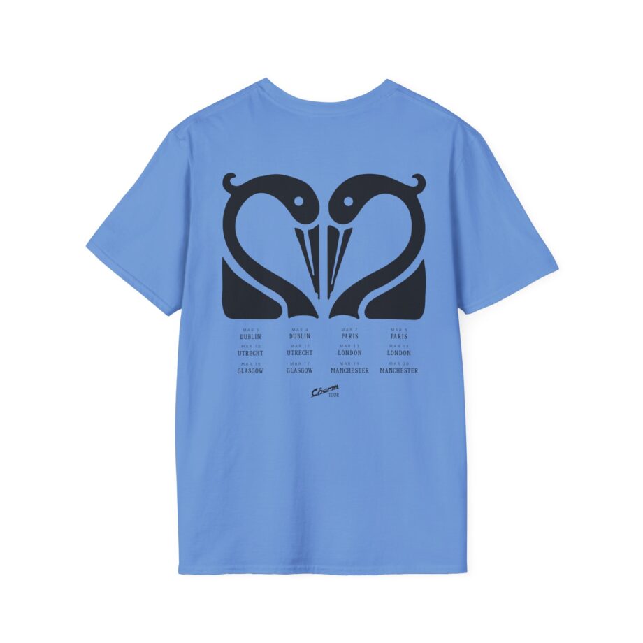 Clairo Charm Swan Europe Tour Unisex Softstyle T-Shirt