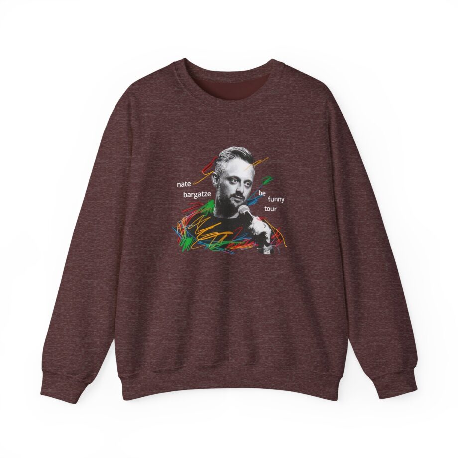 Nate Bargatze 2024 Be Funny Tour Unisex Heavy Blend™ Crewneck Sweatshirt