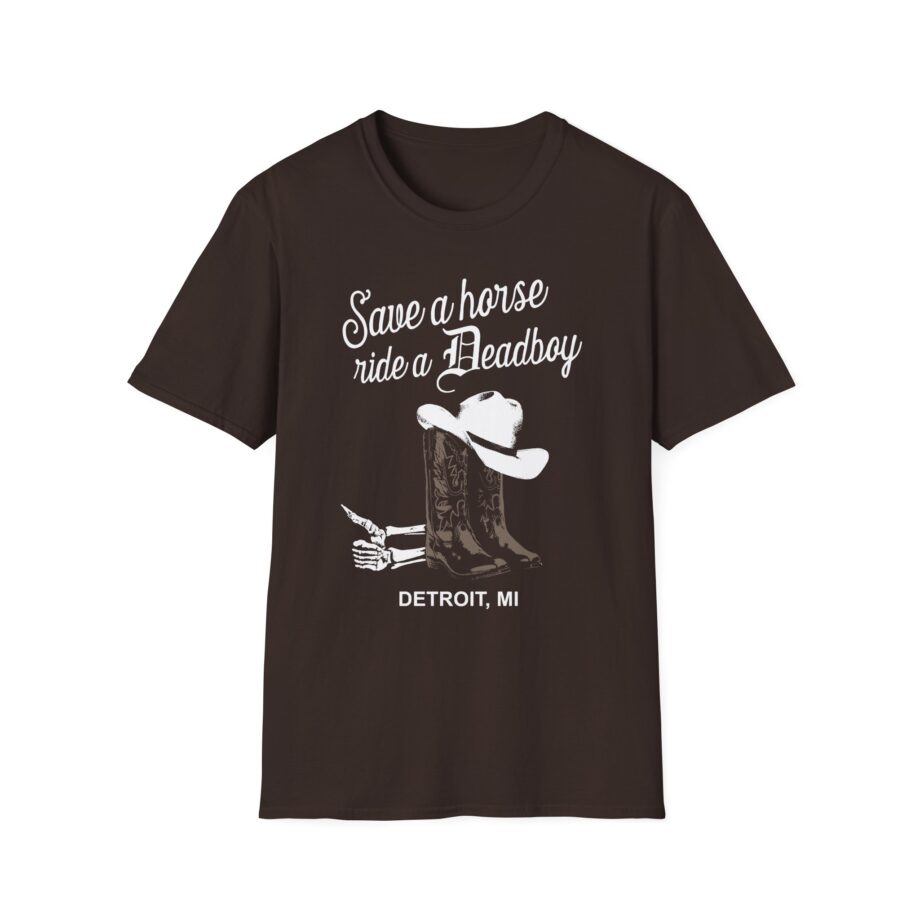 Bones Save a Horse Ride a Deadboy Unisex Softstyle T-shirt