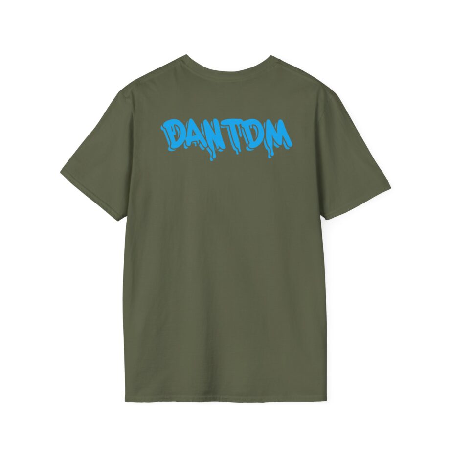 Dan Tdm Graffiti Blue Foil Unisex Softstyle T-shirt