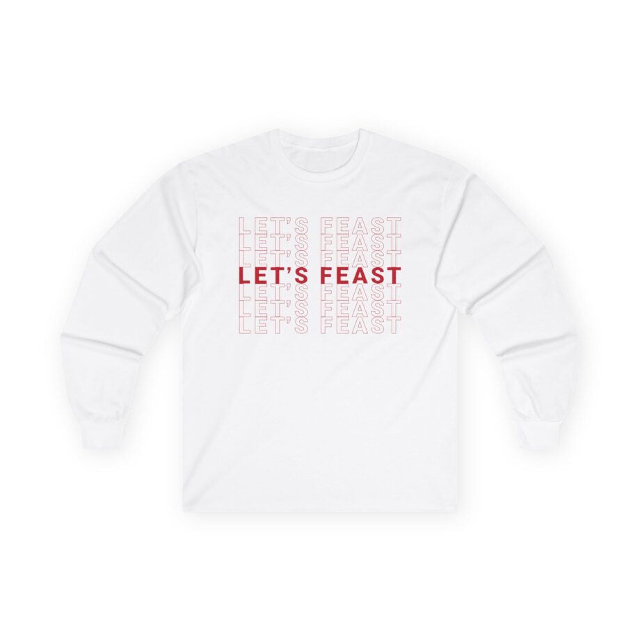 Elyse Myers Let’s Feast Ultra Cotton Long Sleeve Tee