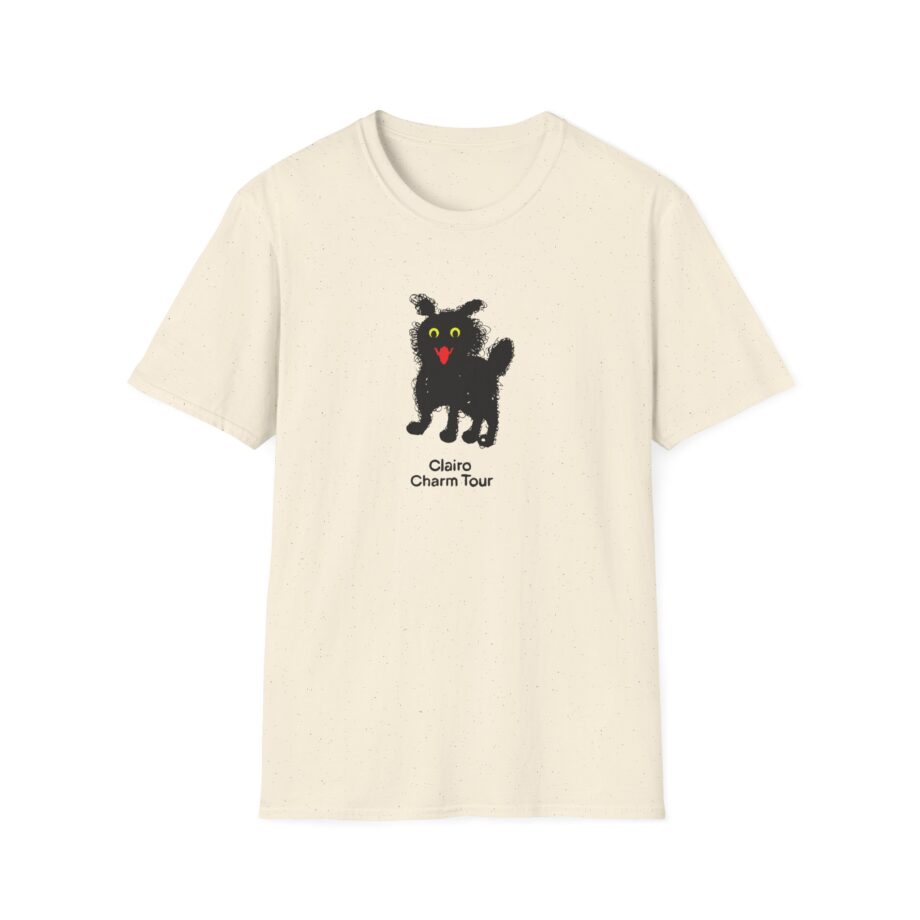 Clairo Charm Fuzzy Cat Tour Unisex Softstyle T-Shirt