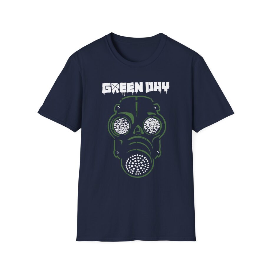 Green Day Gas Mask Unisex Softstyle T-shirt