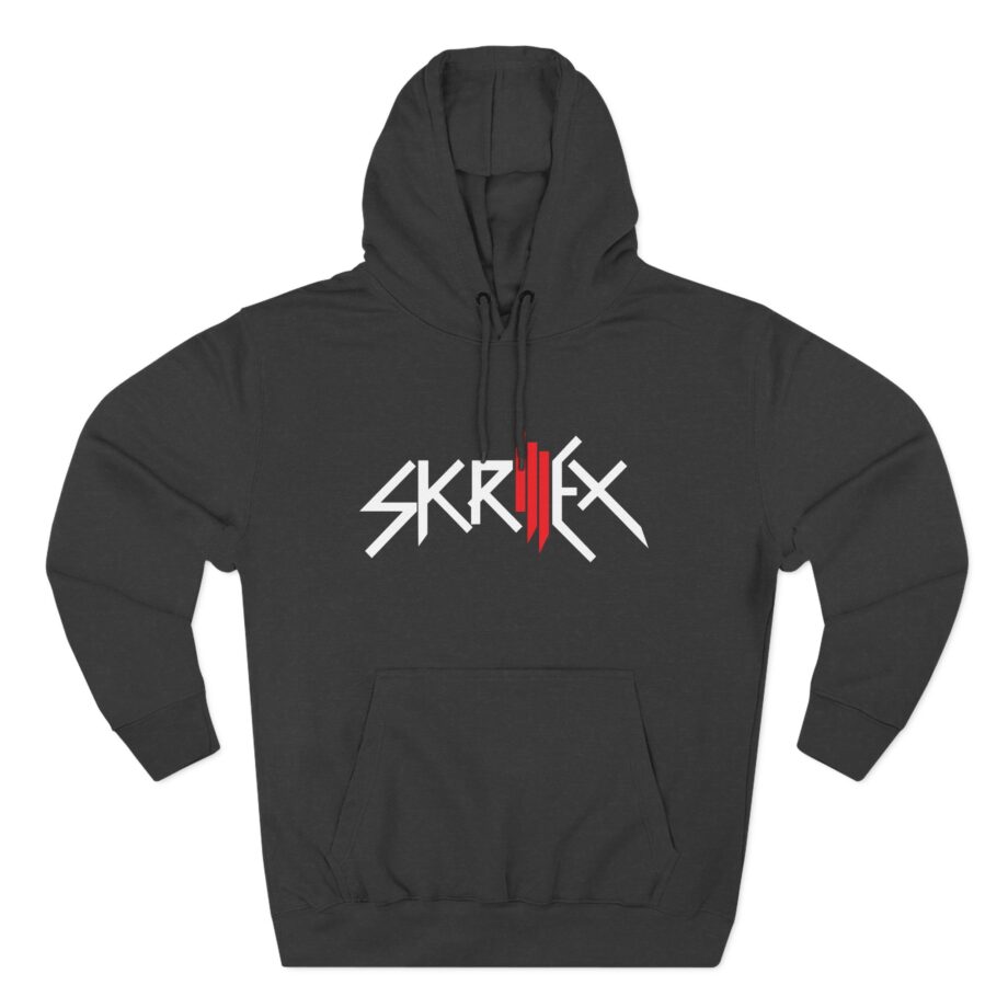 Skrillex Logo Three-Panel Fleece Hoodie