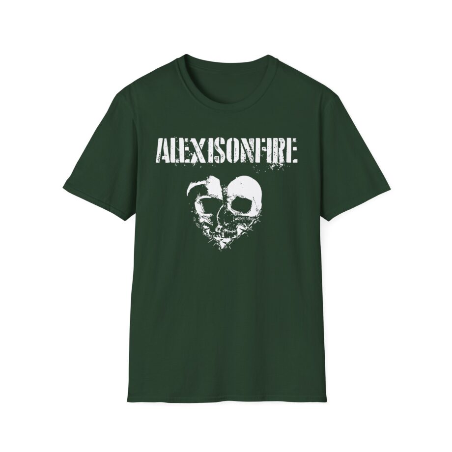 Alexisonfire Barbed Wire Heartskull Unisex Softstyle T-shirt