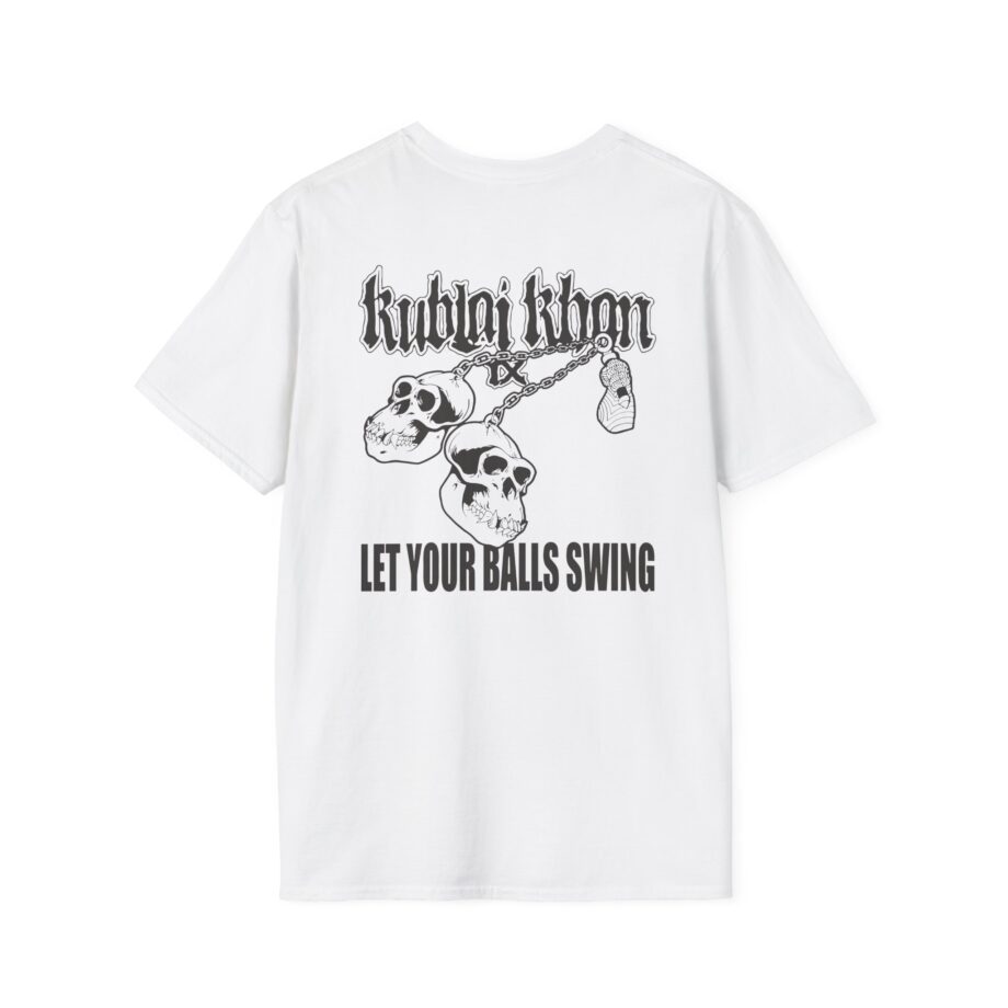 Kublai Khan Let Your Balls Swing Unisex Softstyle T-shirt