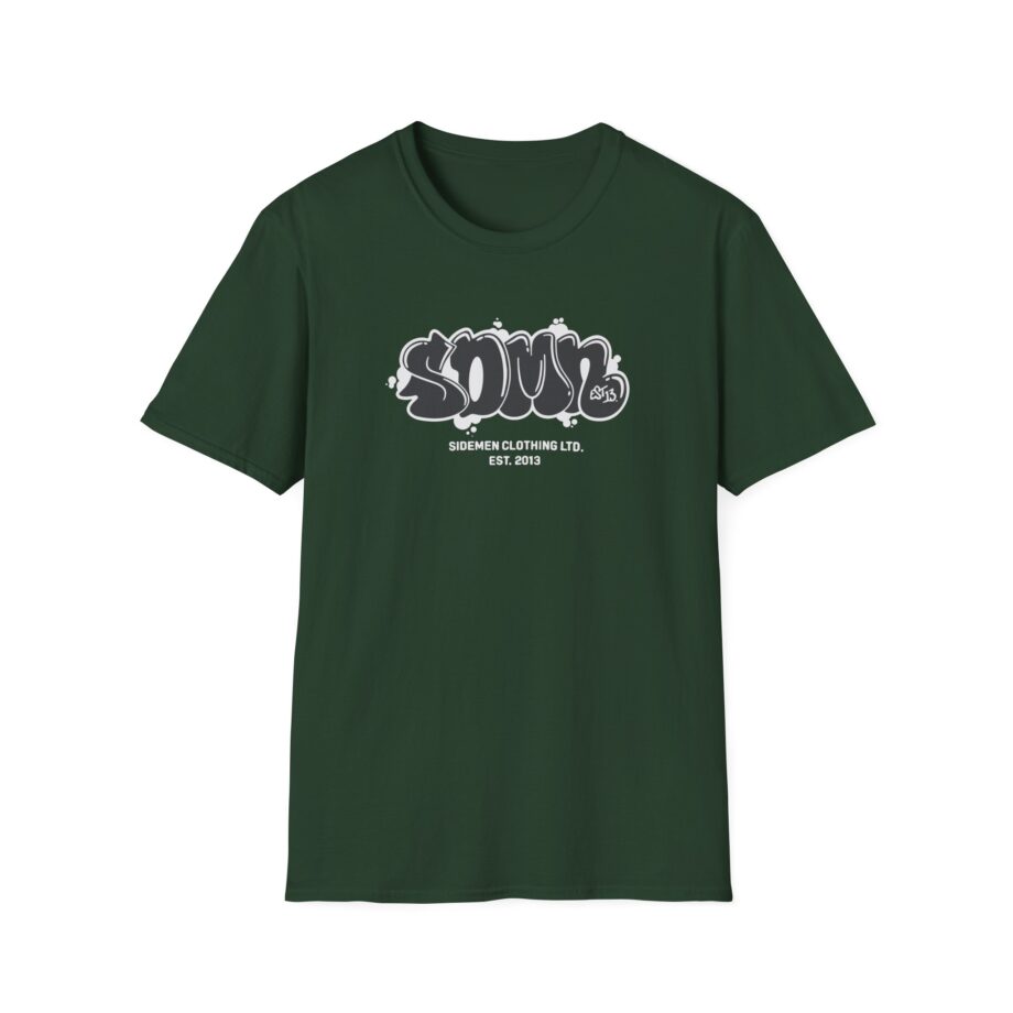 Sidemen Bubble Graffiti Unisex Softstyle T-Shirt
