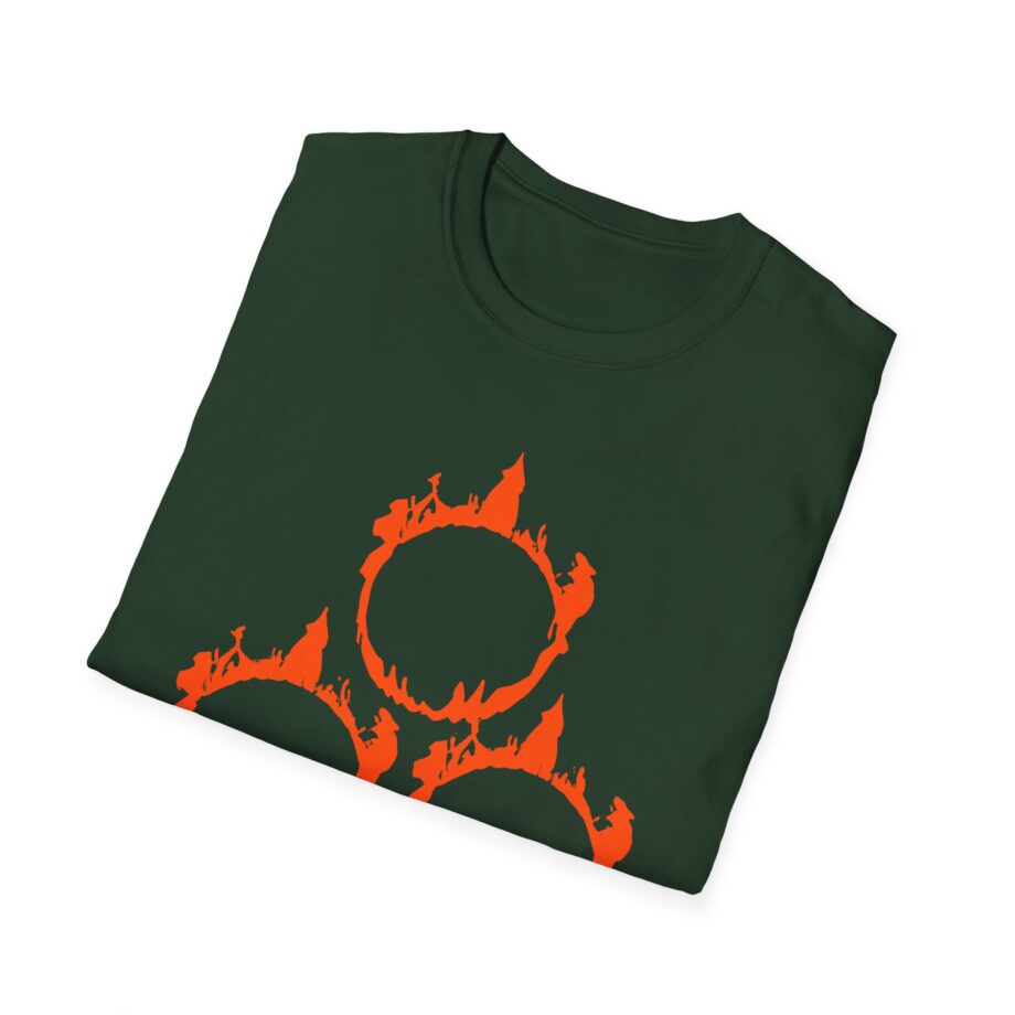 Periphery Circle Flames Unisex Softstyle T-shirt