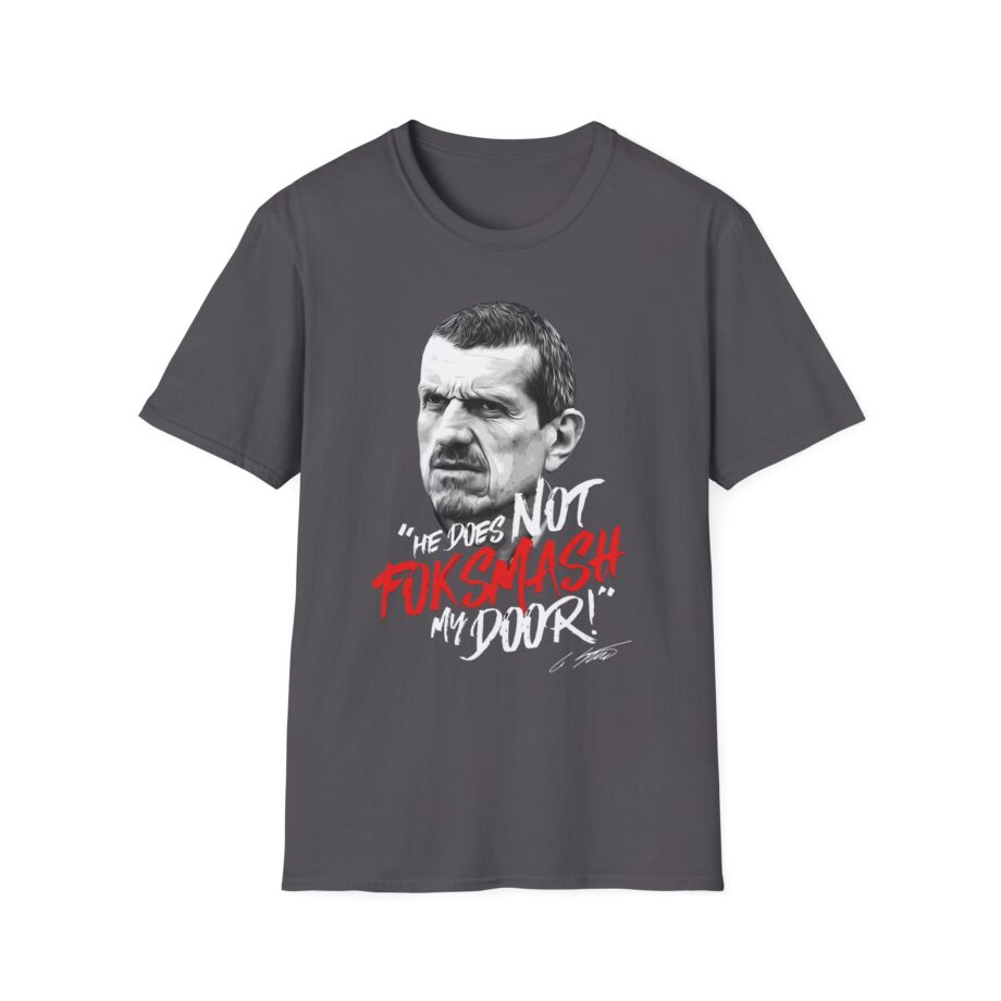 Haas F1 Foksmash-face Unisex Softstyle T-Shirt
