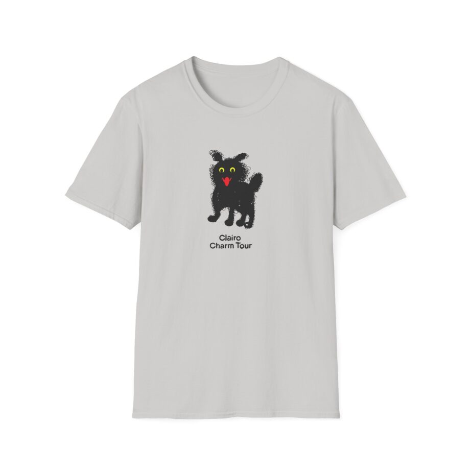 Clairo Charm Fuzzy Cat Tour Unisex Softstyle T-Shirt