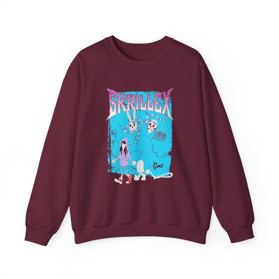 Skrillex Gost Album Cover Unisex Heavy Blend™ Crewneck Sweatshirt