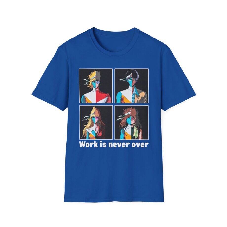 Daft Punk Work is Never Over Unisex Softstyle T-shirt