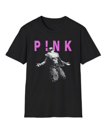 Pink Trustfall Praise Unisex Softstyle T-shirt