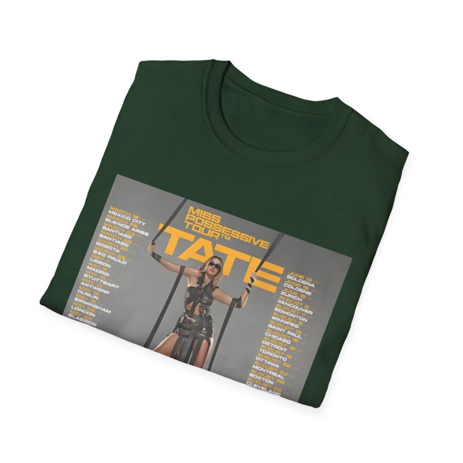 Tate Mcrae Miss Possessive Tour 2025 Unisex Softstyle T-Shirt